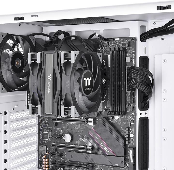Thermaltake TOUGHAIR 510 Prozessor-Luftkühler 2x 120 mm Schwarz/Silber