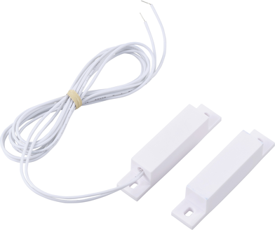 Sygonix SY-6056896 Magnetkontakt weiß NC 24 V/DC für Türen/Fenster max. 15 mm