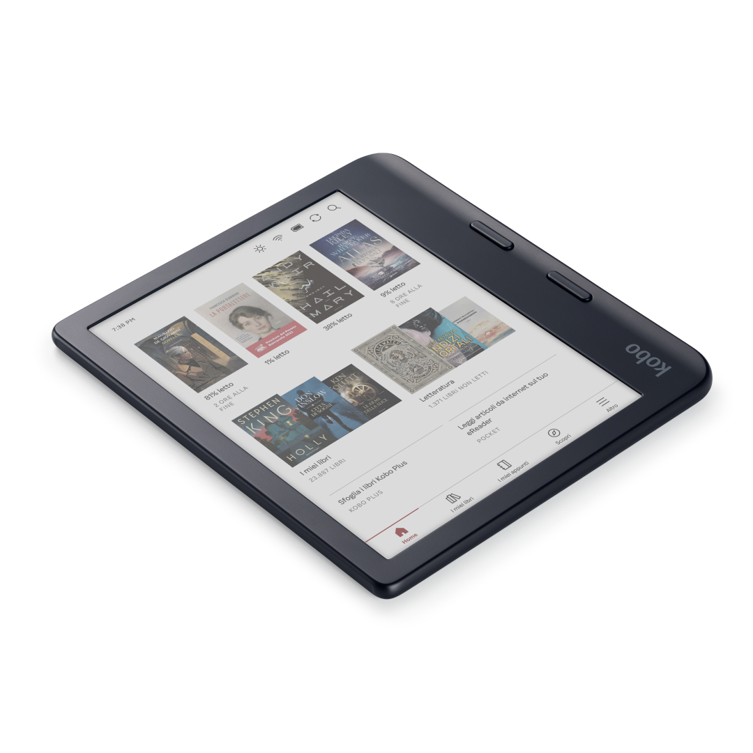 Kobo Libra Colour 7" eBook-Reader 32 GB Schwarz inkl. Kobo Stylus 2