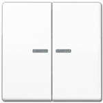 JUNG Abdeck.f. Taster 2f AS591-5KO5WW AS 500/A plus alpinweiss AS591-5KO5WW (AS591-5KO5WW)