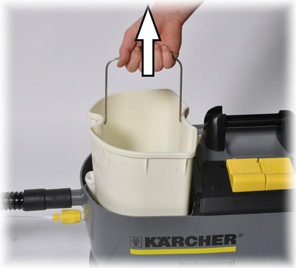 Kärcher Puzzi 10/1 Teppichreiniger 1250 W Grau, Gelb