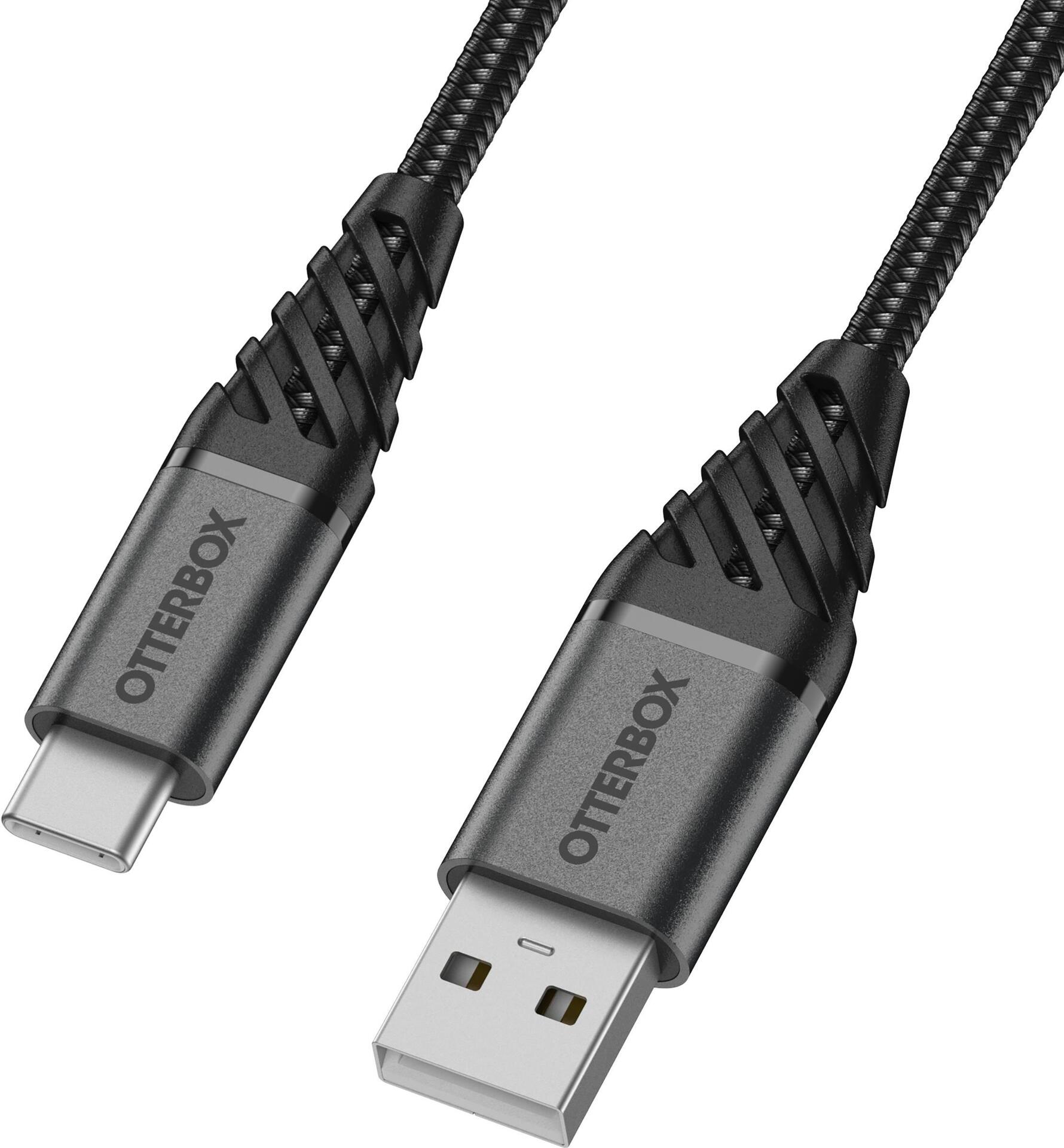 OtterBox Premiumkabel USB-A auf USB-C 2m schwarz (78-52665)