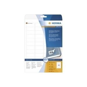 HERMA Special Self-adhesive removable matte paper labels (4346)