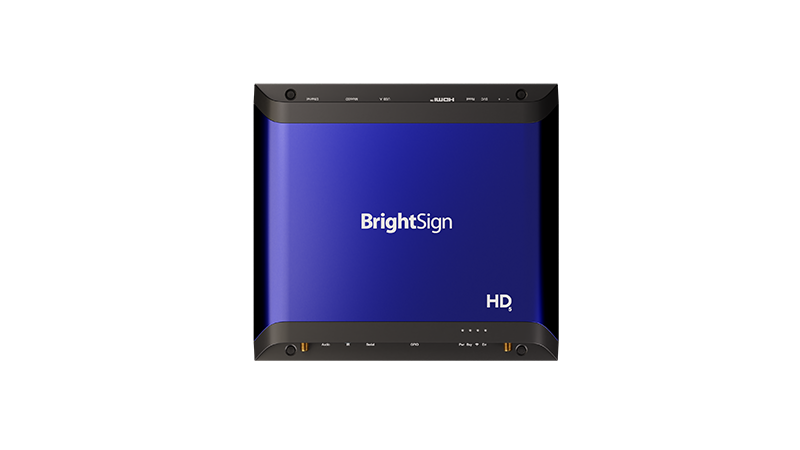 BrightSign HD5 HD1025 Digital Signage-Player 4K UHD Schwarz, Violett