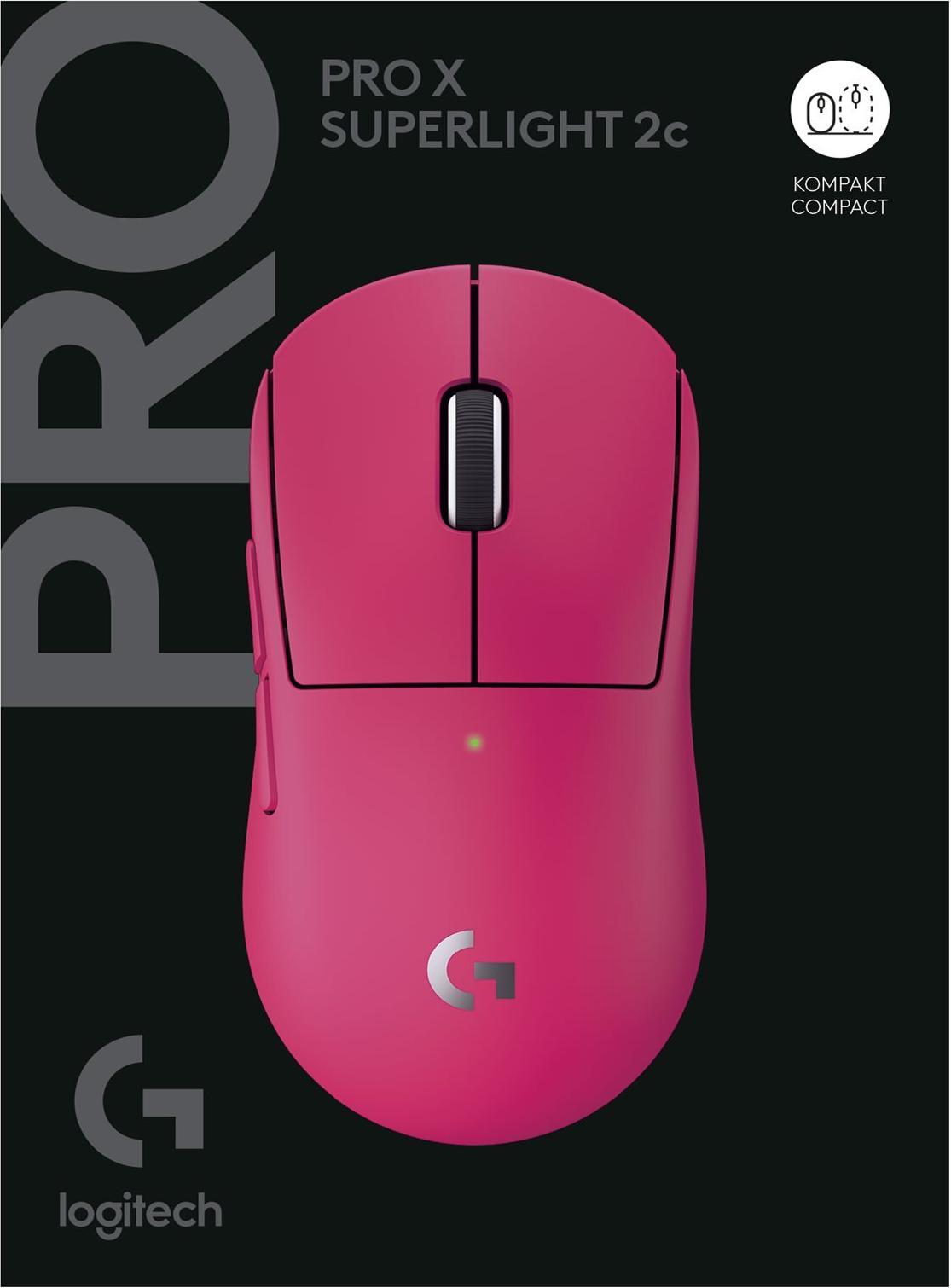 Logitech G PRO X SUPERLIGHT 2C Kabellose Gaming-Maus Pink