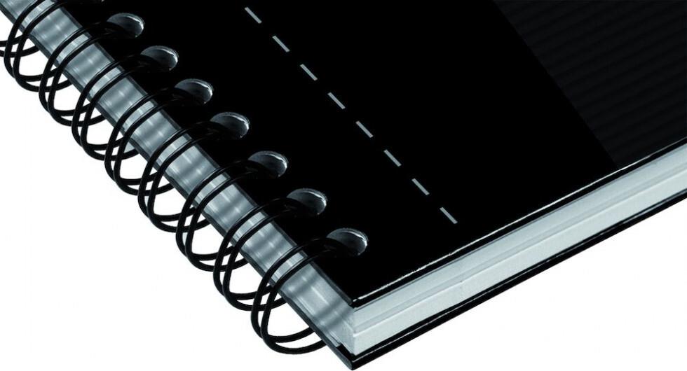 Oxford Smart Black Collegeblock A4+ 70 Blatt Schwarz