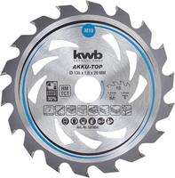 kwb 581954 Hartmetall Kreissägeblatt 135 x 20 x 1.0 mm Zähneanzahl: 18 1 St. (581954)