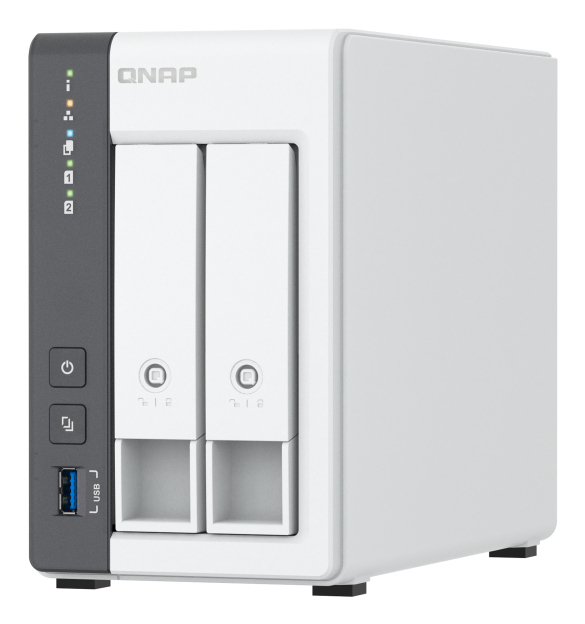 QNAP TS-216G NAS-Server 2 Schächte 4 GB RAM 2,5 Gigabit Ethernet Schwarz