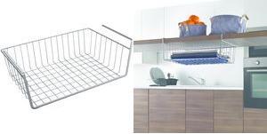 metaltex Schrankkorb Kanguro 40, silbermetallic Material: Metall beschichtet (364840039)