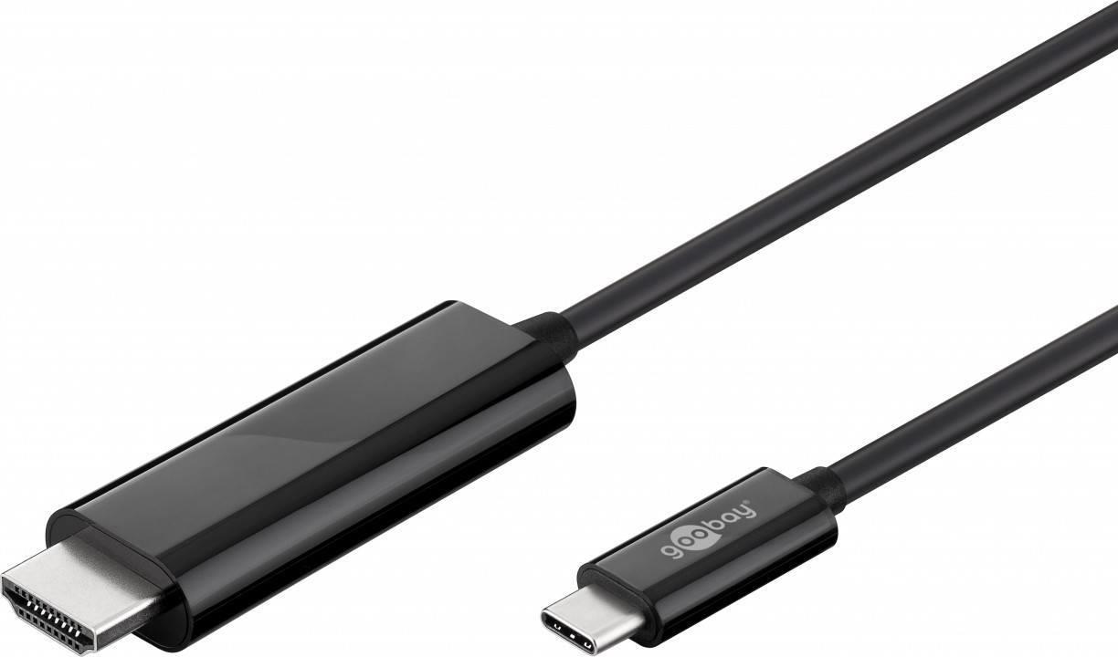 Goobay USB 3.1 Type-C™ zu High Speed HDMI™ Adapterkabel, 1.8 m 77528