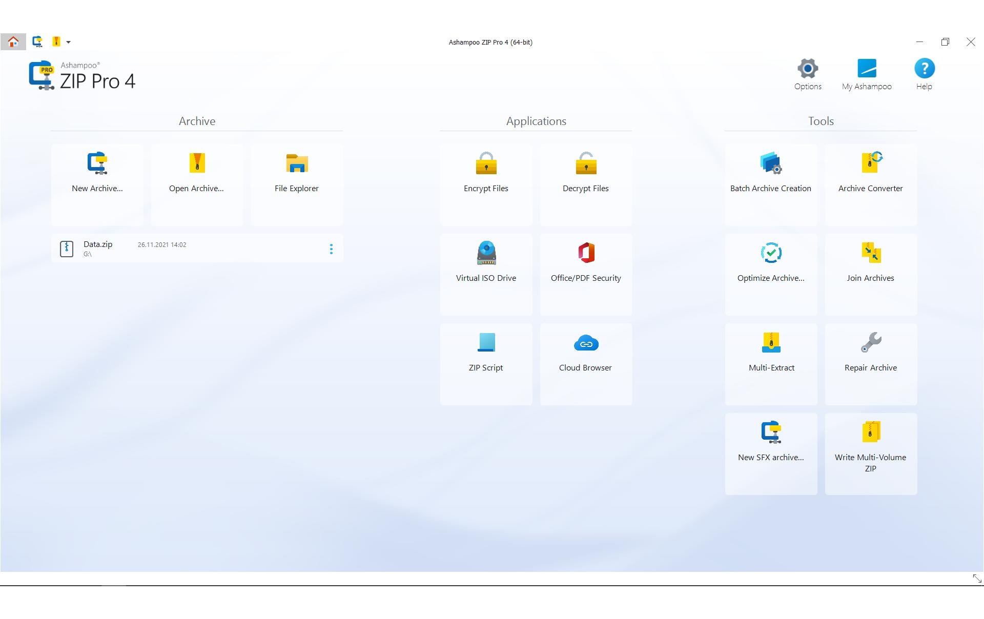 Ashampoo ZIP Pro 4 Vollversion Download Windows Deutsch