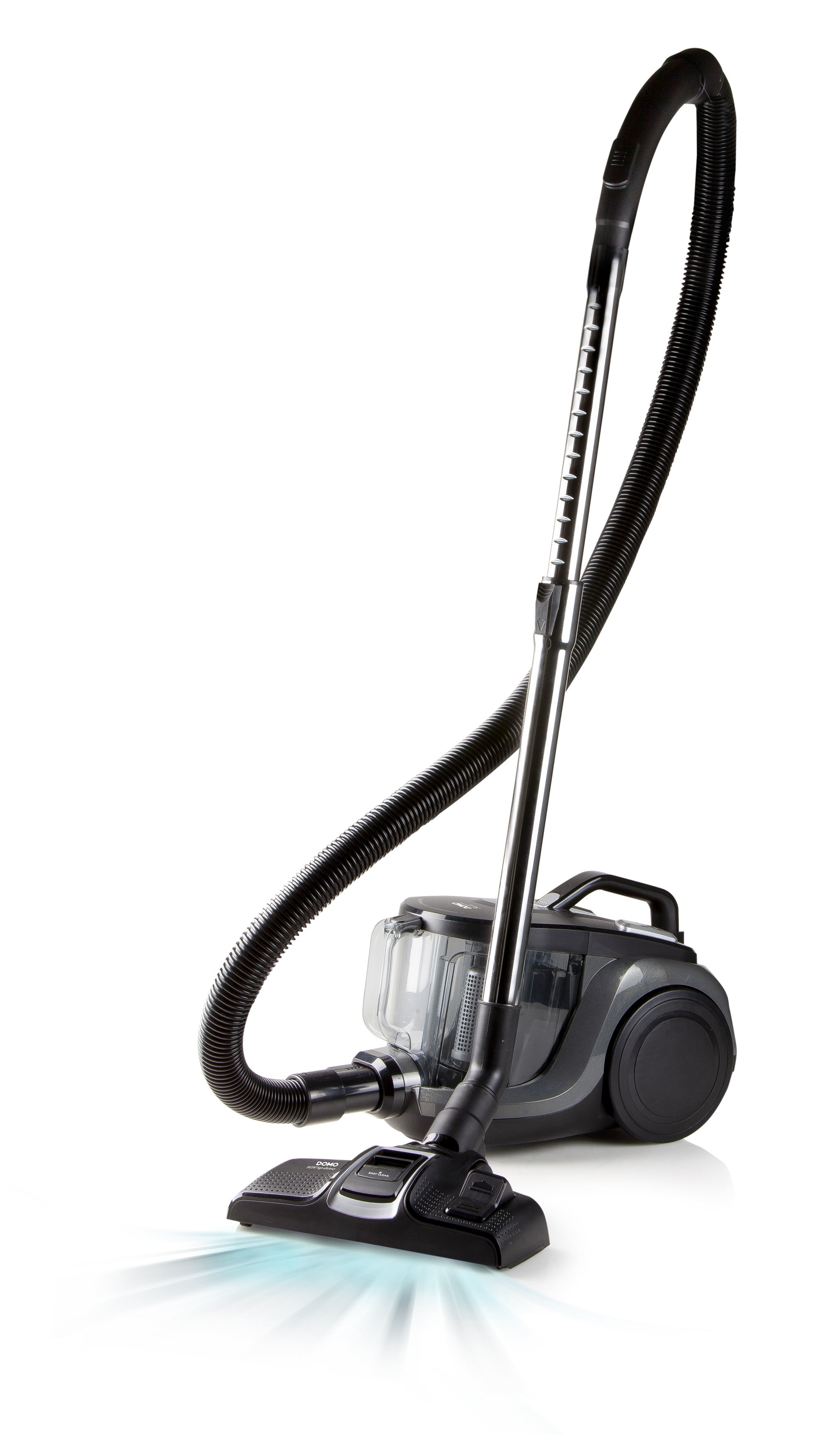 Domo Bodenstaubsauger DO7295S 850 W 2,5 l Beutellos HEPA Schwarz