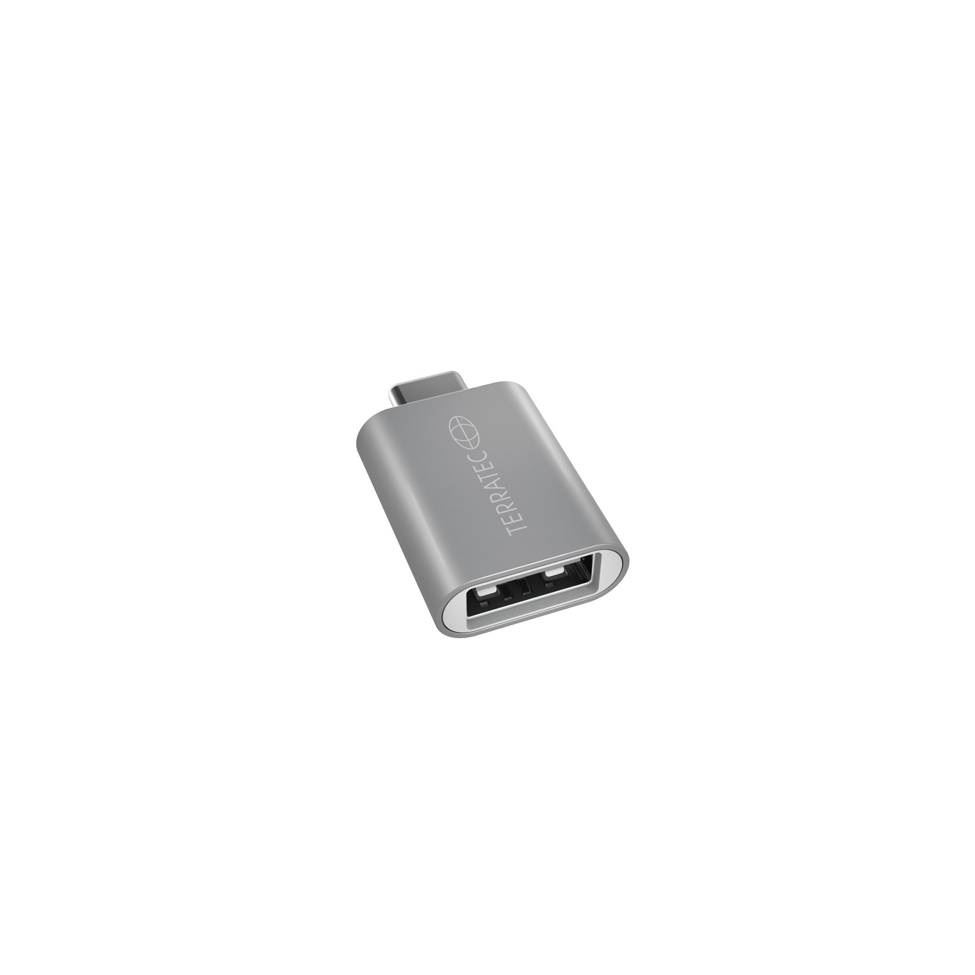 TERRATEC Connect C1 USB-Adapter USB-C zu USB-A Silber