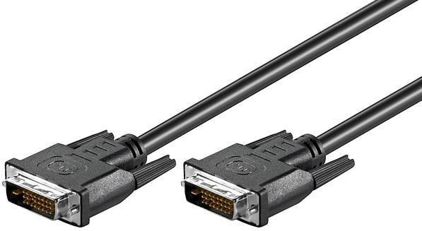 MicroConnect DVI-D 24+1-pin 0,5m M-M Black (MONCC05)