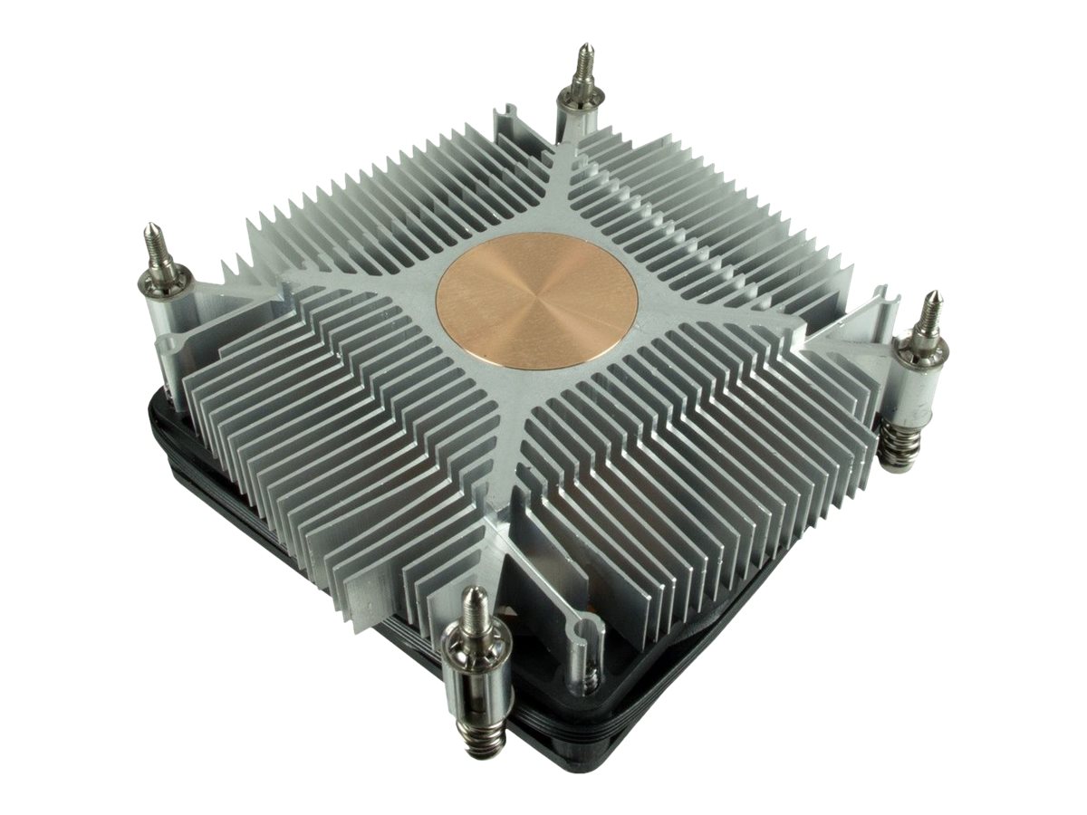 Inter-Tech Argus T-200 Prozessor-Luftkühler 80 mm bis 85 W TDP Schwarz, Grau, Orange