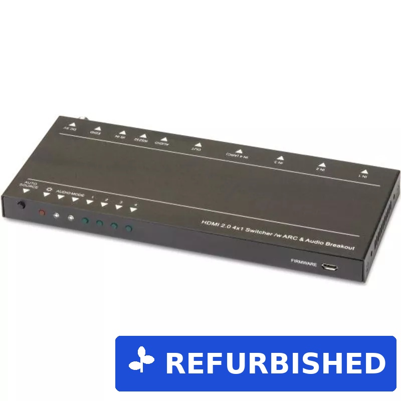 Kindermann HDMI Switch 41 automatic 4K60 (WUH4ARC-H2) (B-Ware)