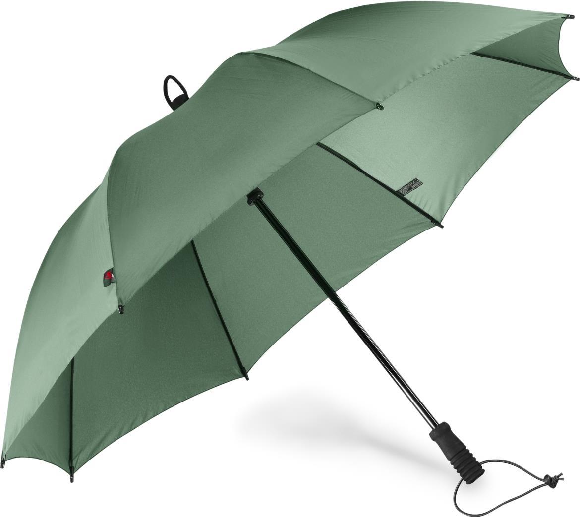 Swing handsfree Regenschirm oliv mit Tragegestell (17911)