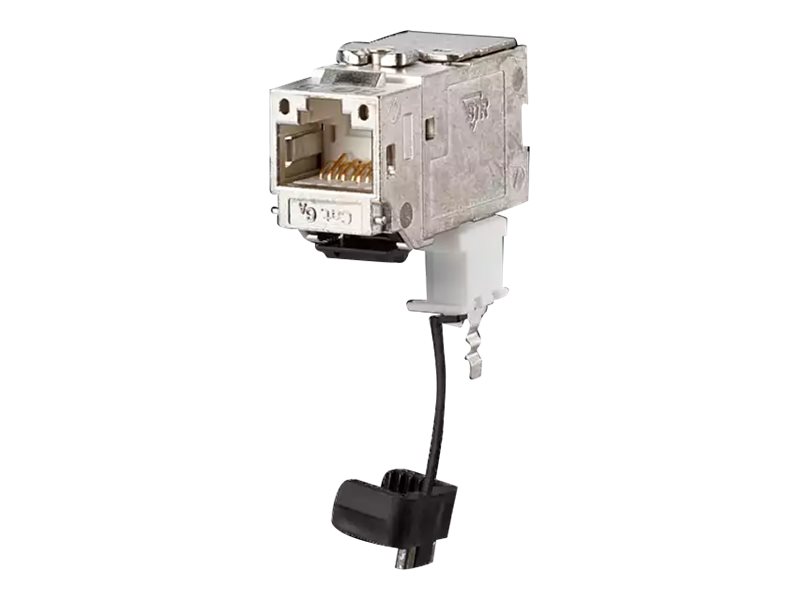 METZ CONNECT 130B22-E CAT 6a STP Keystone Einbaubuchse Silber