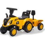 JAMARA Rutscher Caterpillar Traktor mit Anhänger 2in1 gelb (464046)