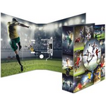 HERMA Motivordner "Football", Rückenbreite: 70 mm, DIN A4 Fußball-Motiv, aus stabilem Karton, bedruckter - 1 Stück (19185)