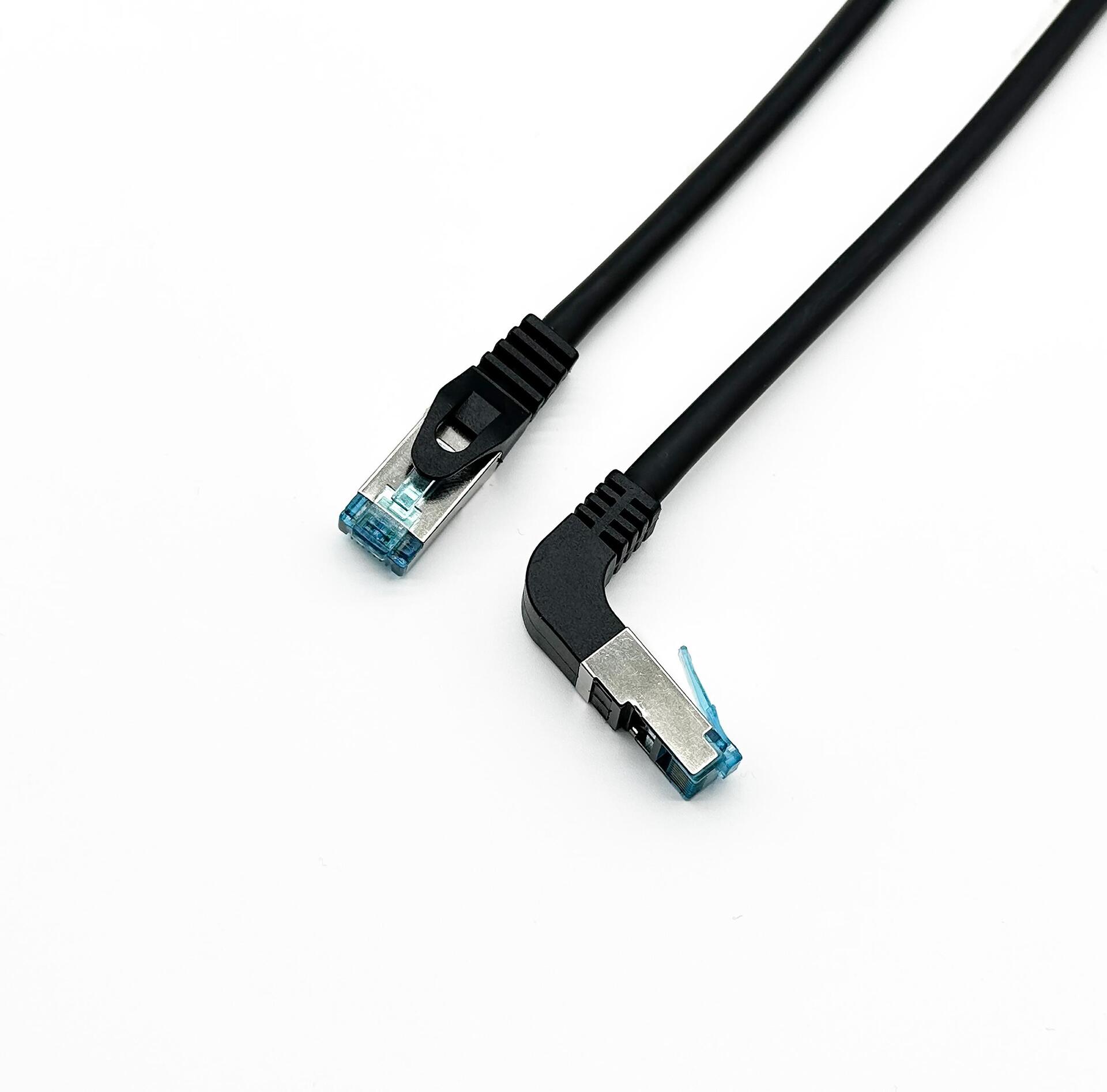 equip Patch-Kabel RJ-45 (M) gewinkelt zu RJ-45 (M) gerade (605892)