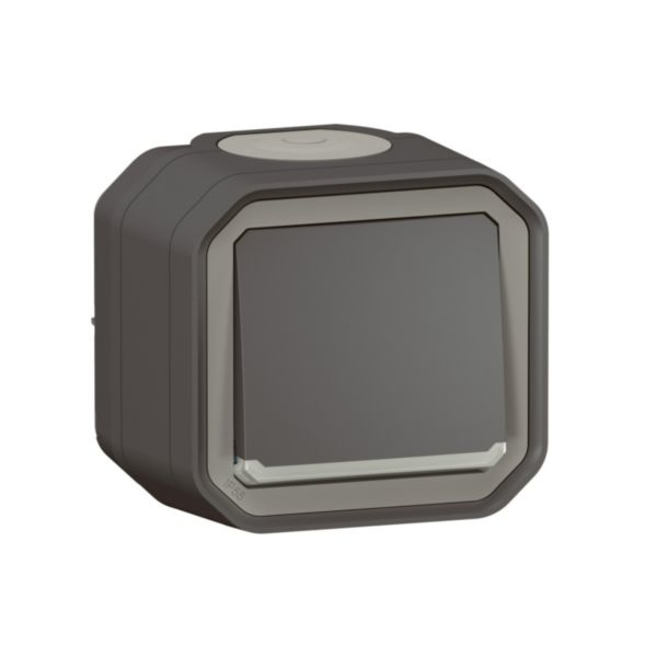 Legrand Plexo NEW 069721L Wechsel-/Kontrollschalter 10AX Anthrazit