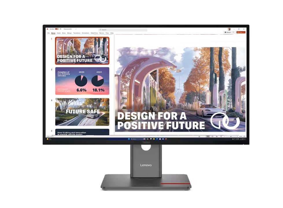 ThinkVision P27QD-40 27" QHD USB-C-Docking-Monitor [Energieklasse D] (64B3GAT2EU)