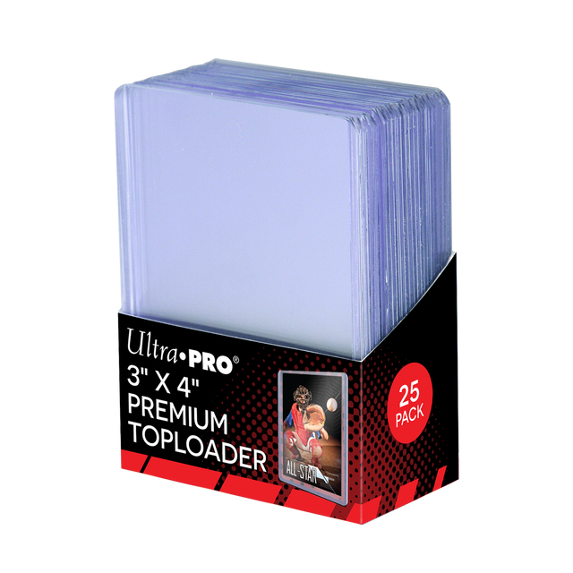 Ultra Pro TCG Kartenhülle Hartplastik Premium 77x100mm 25er-Pack Transparent
