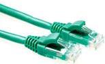 ACT Green 1.5 meter U/UTP CAT6 patch cable component level with RJ45 connectors. Cat6 u/utp component gn 1.50m (IK8751)