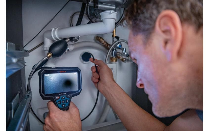 Bosch Professional GIC 12 V-5-27 C Inspektionskamera 1280 x 720 Pixel Blau, Schwarz