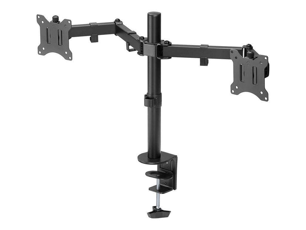 Goobay Doppel-Monitorhalterung Flex 17"-32" Schwarz