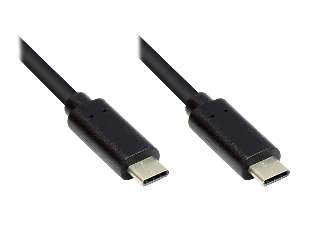 Exsys EX-K1585-0.2 USB-C Kabel 0,2 m USB 3.2 Gen 1 Schwarz