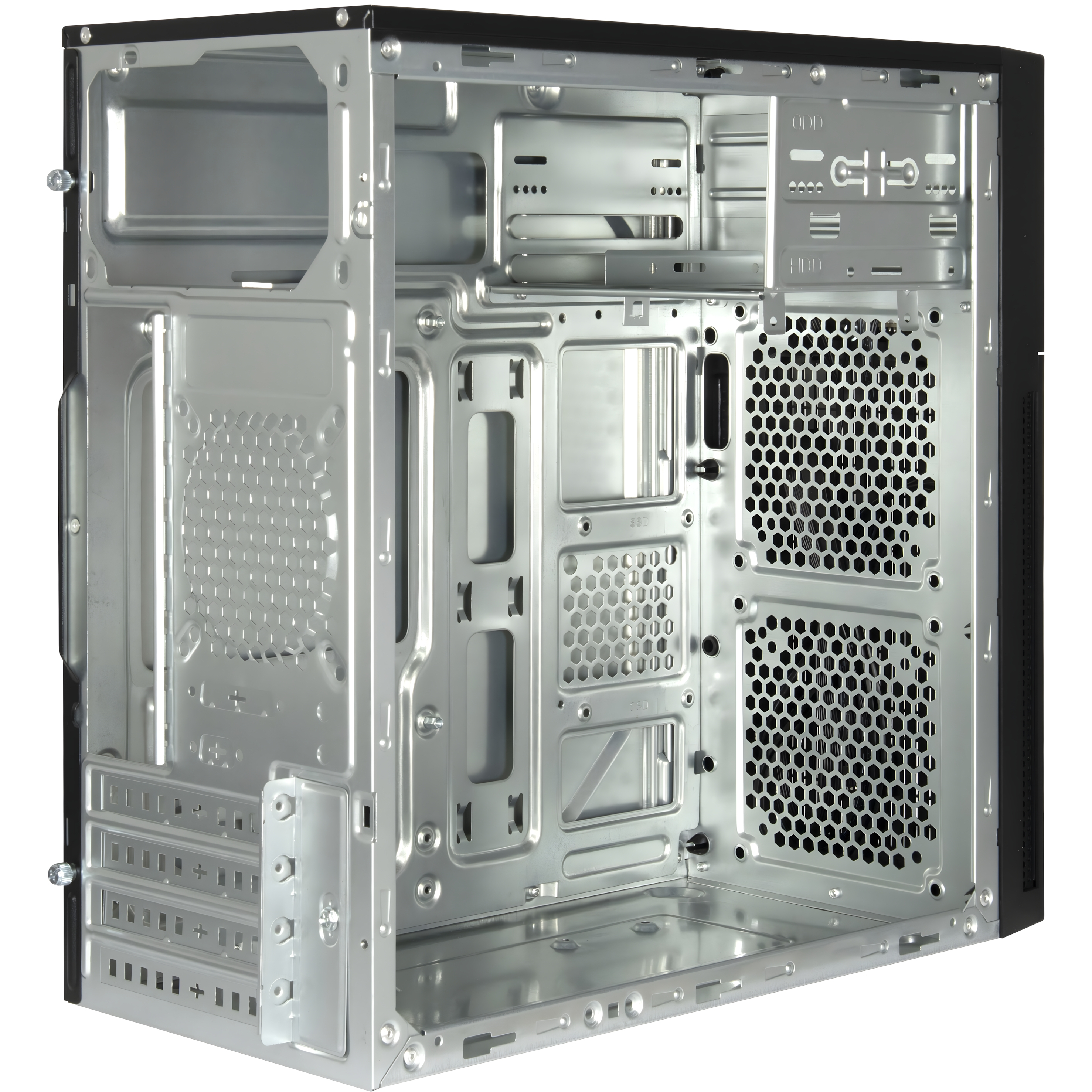 Inter-Tech IT-6521 Straight Micro Tower Schwarz
