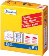 AVERY Zweckform Foto-Kett, 12 x 12 mm, Inhalt: 400 Stück beidseitig klebend (PH3516)