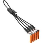 Xtorm NextGen wiederaufladbare AAA Akkus | 570 mAh | USB-C | 4er Pack | orange | XNG3AB4 (XNG3AB4)