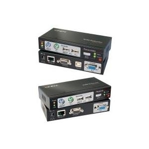 LINDY Cat.5 KVM Extender Combo 300 - KVM-Extender - PS/2, USB - bis zu 300 m