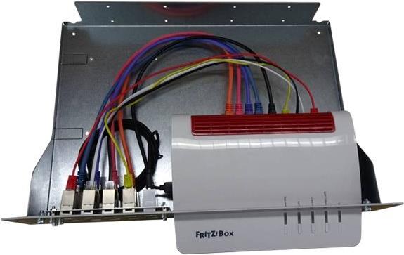 Wantec 2090 Patch Panel 2U 19" RJ-45 USB Typ A Silber