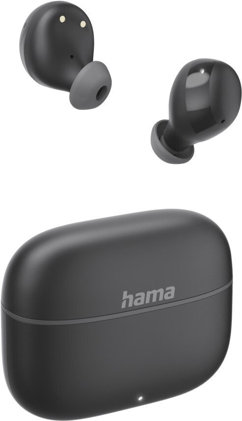Hama Bluetooth®-Kopfhörer Freedom Buddy II, TWS, Earbuds, Sprachsteuerung, SW (00221758)