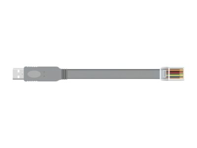 Delock 63308 USB 2.0 Typ-A auf RS-232 RJ45 Adapter 5 m Grau