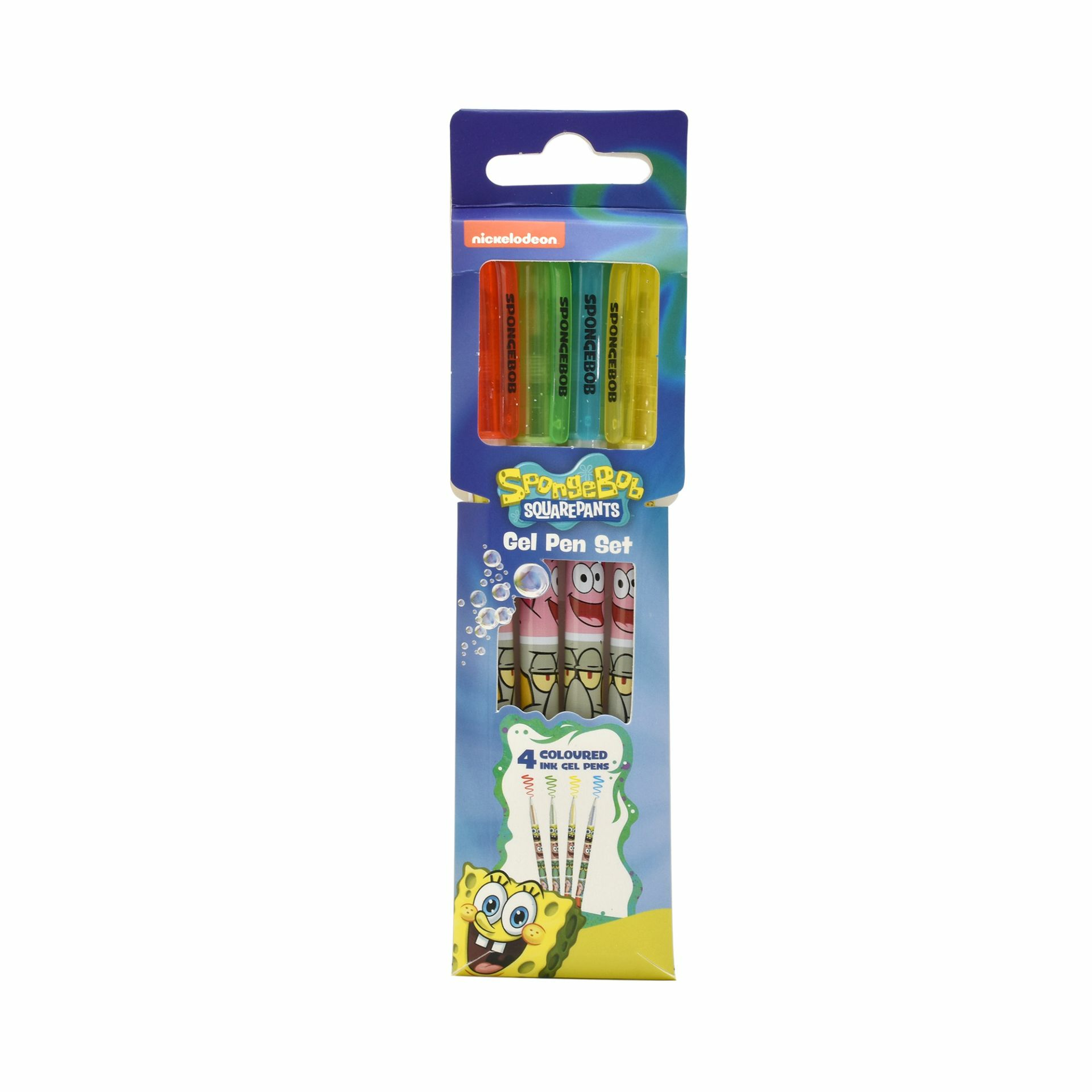 Thumbs Up SpongeBob Gelstift 4er Set - Blau, Grün, Rot, Gelb