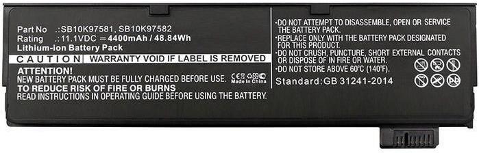 CoreParts Laptop Battery 49Wh Li-ion 11.1V 4400mAh Black 01AV425 (01AV425-CP)