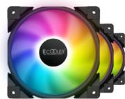 PCCOOLER 3in1 120mm Halo Gehäuselüfter in FRGB (HALO-FRGB-3I1)
