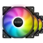 PCCOOLER 3in1 120mm Halo Gehäuselüfter in FRGB (HALO-FRGB-3I1)