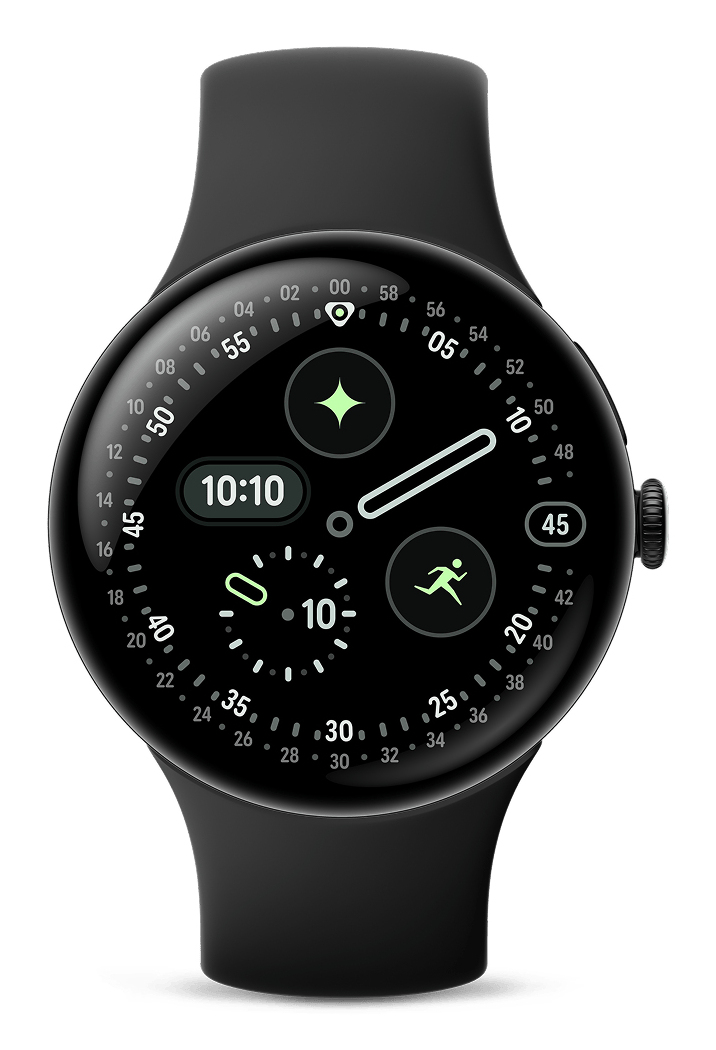 Google Pixel Watch 4 45 mm WiFi Obsidian