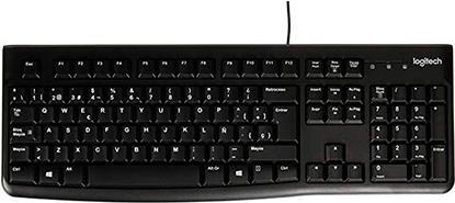 Logitech K120 Tastatur USB QWERTY Spanisch Schwarz (920-002499)