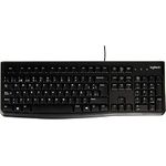 Logitech K120 Tastatur USB QWERTY Spanisch Schwarz (920-002499)