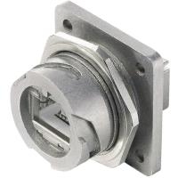 Telegärtner STX V1 RJ45-Flanschset Metall Variante 1 Kupplung, Einbau Pole: 8P8C J80020A0001 Metall J80020A0001 1 St. (J80020A0001)