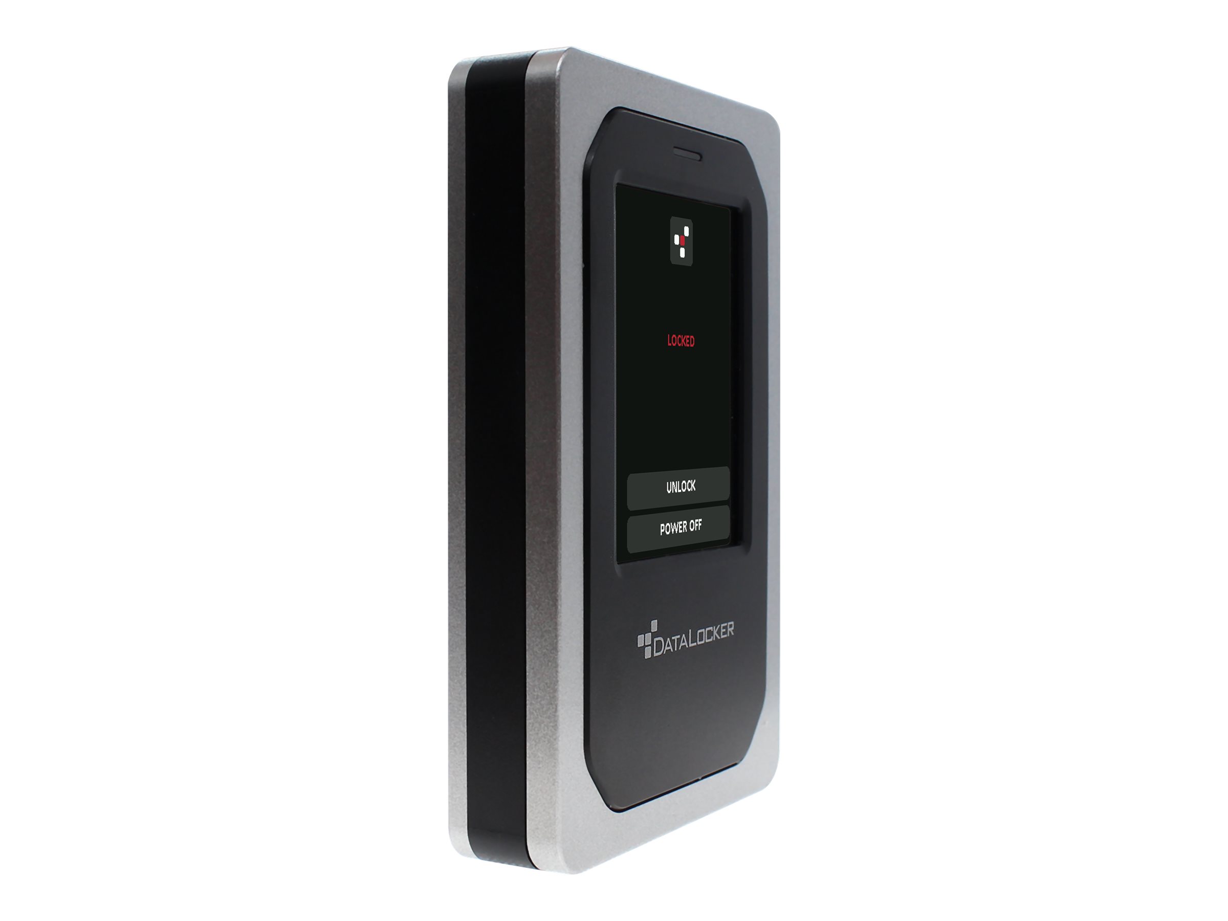 DataLocker DL4 FE Externe Festplatte 1 TB 2,5" HDD USB-C 3.2 Gen 1 Aluminium, Schwarz