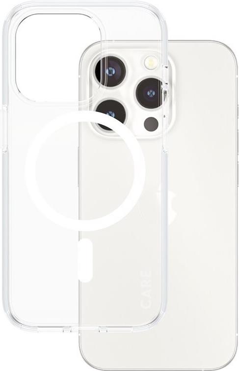 PanzerGlass CARE Flagship Colors iPhone 15 Pro weiß (1418)