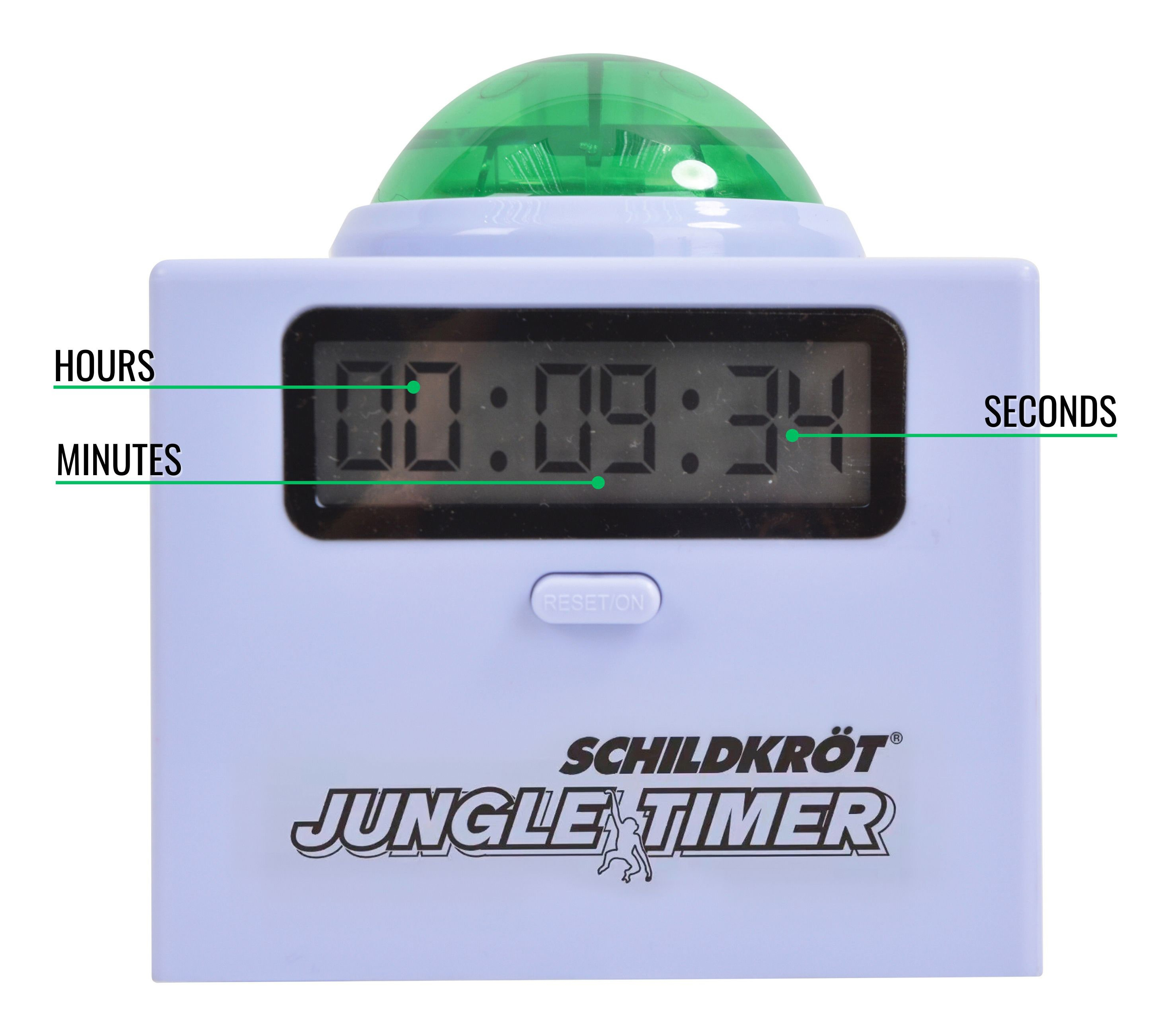 Donic Schildkröt Jungle Timer Digital Stoppuhr Grün, Grau